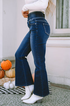 Blue Bliss Flare Jeans: Chic & Comfortable!