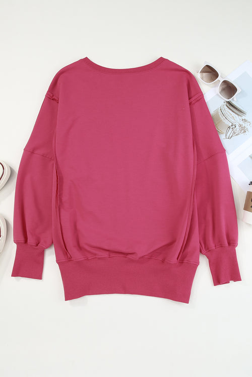 Luxurious Comfort Slit Sweatshirt: Effortlessly Cool Style