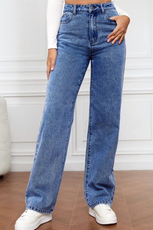 High Waist Straight Jeans: Your New Fave! 🌟