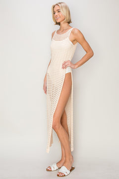 Crochet Dream: Backless Sensuality Dress