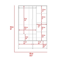 Opulent Bamboo Armoire: A Royal Storage Solution