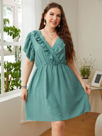 Ethereal Romance Fluttering Swiss Dot Dress