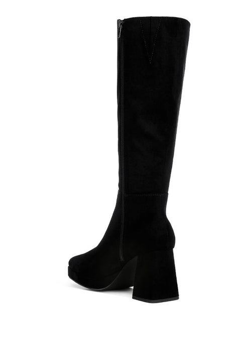 Ryo Luxe Micro Suede Calf Boots