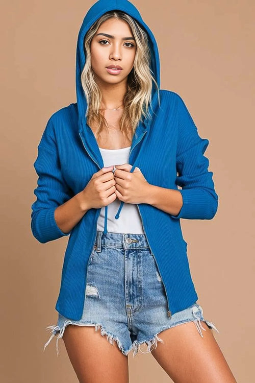 Elevate Your Style With Luxe Ribbed Jacket
