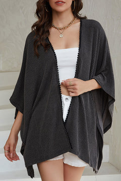 Get Summer Ready with Lace Trim Kimono