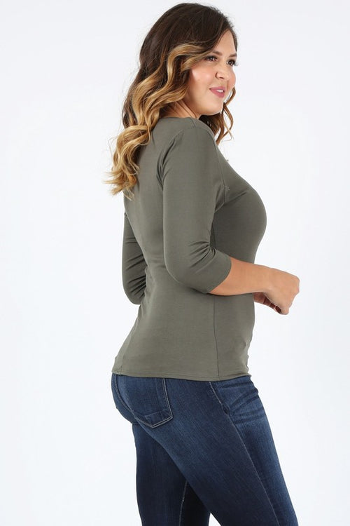 Lovely Romance Plus Size Waist Tie Top