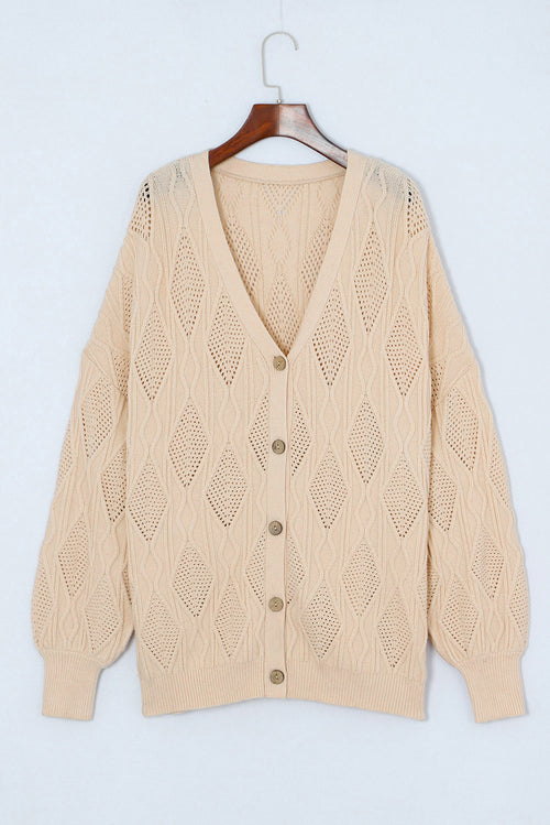 Enchanted Apricot Elegance Cardigan