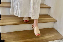 Dooeys Blush Elegance: Plush Luxury House Sandals