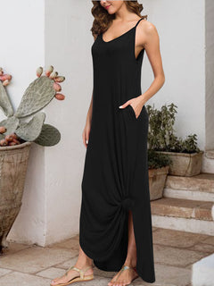 Sheer Elegance Sleeveless Dress: Timeless Sophistication