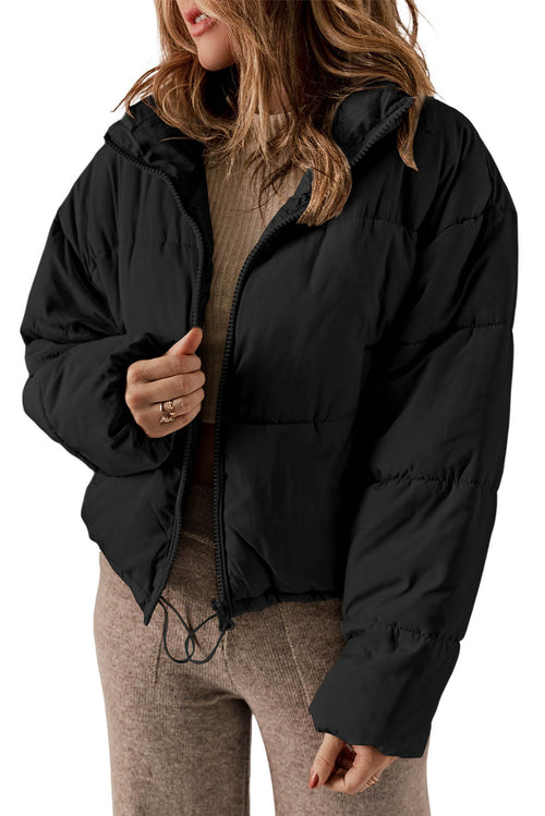 Stay Stylish & Warm with Black Puffer Coat