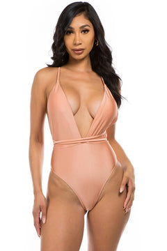 Lavish Love: Enchanting Goddess V-Neck Swimsuit 💖