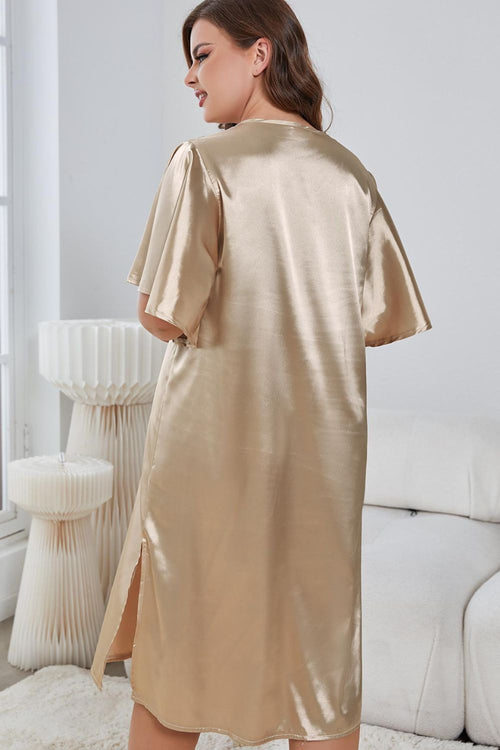 Fluttering Elegance Nightgown - Embrace Nighttime Magic