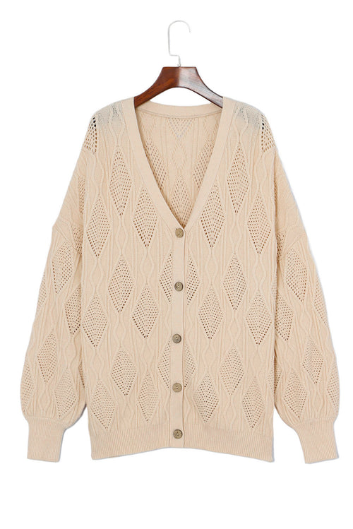 Enchanted Apricot Elegance Cardigan