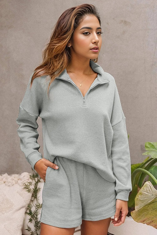 Cloud 9 Chic Zip-Up Lounge Set