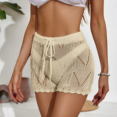 Crocheted Paradise Beach Shorts: Boho Chic Dream