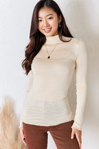 Effortless Elegance Mock Neck Top: Your Must-Have!