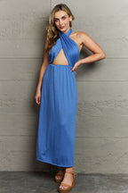 Ninexis Elegance Halter Maxi: Grace Personified