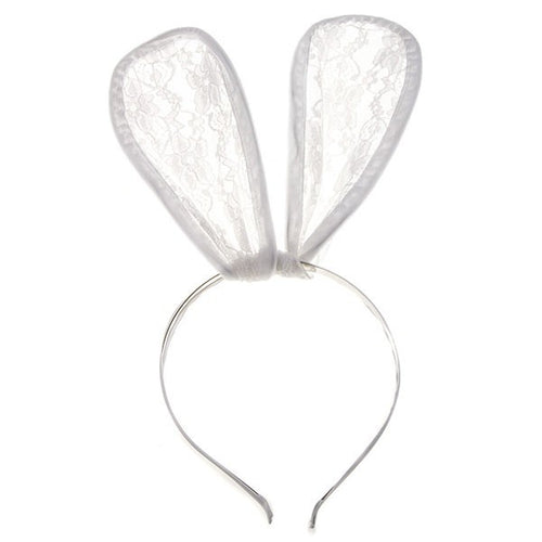 Whimsical Lace Bunny Ears: Charm Your Style! 🐰🌸