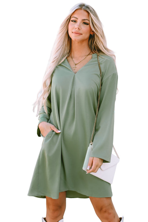 Green Flowy Dress for Effortless Elegance