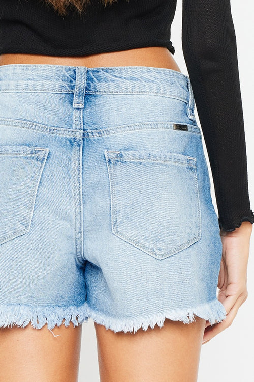 Summer Perfection: Kancan High Waist Denim Shorts