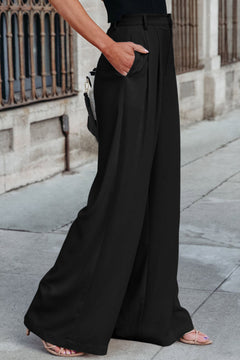 Chic Black Wide Leg Pants: Slay All Day!