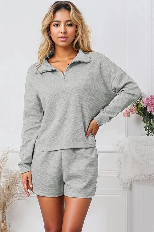 Cloud 9 Chic Zip-Up Lounge Set