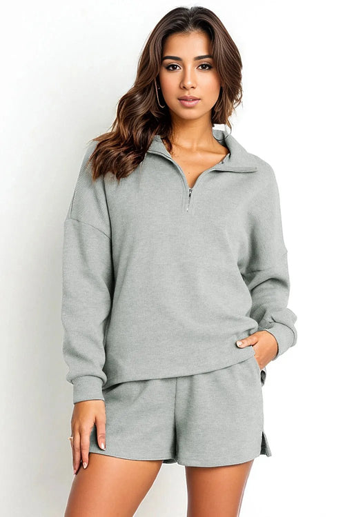 Cloud 9 Chic Zip-Up Lounge Set