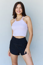 Stay Cool & Chic in Lavender Ribbed Tank