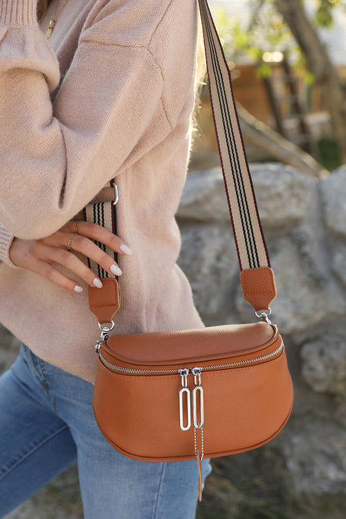 Exquisite Chestnut PU Bag: Thou Elegance Personified!