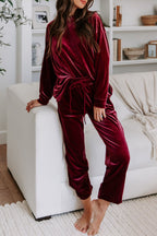 Fireside Charm Velvet Lounge Set 🌟