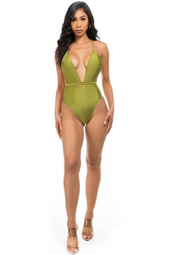 Lavish Love: Enchanting Goddess V-Neck Swimsuit 💖