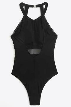 Sunkissed Allure: Backless Beachside Elegance Swimsuit