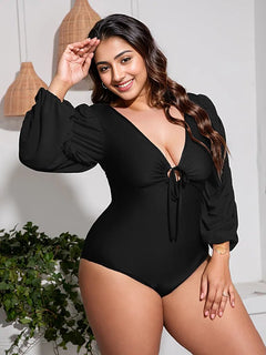 Romantic Sunset Dreams Plus Size Swimsuit