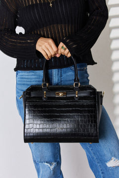 Textured Majesty: David Jones Handbag