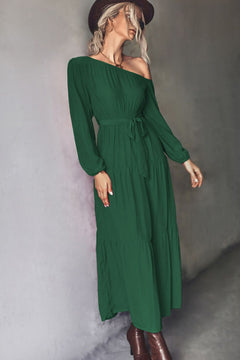 Chic One-Shoulder Maxi Dress for Elegance