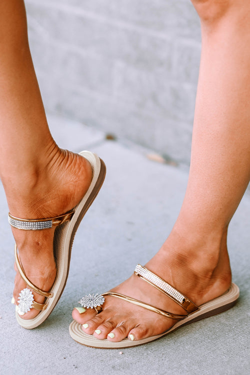 Majestic Rhinestone Sandals: Luxe Elegance