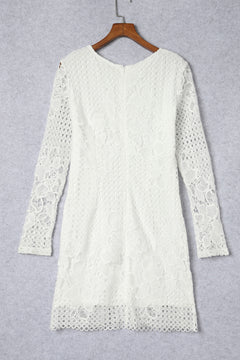 Elegant White Lace Bodycon: Timeless Sophistication