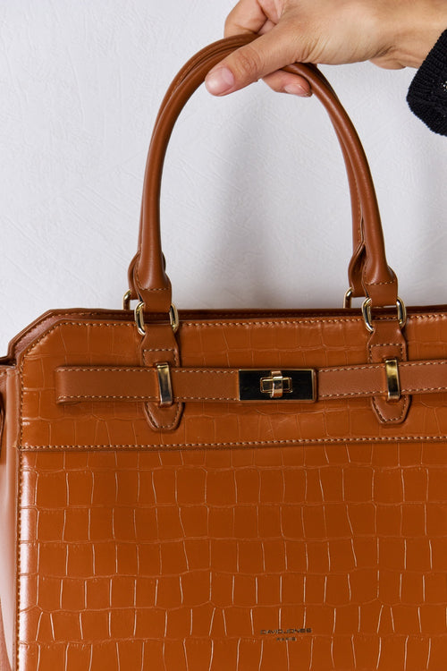 Textured Majesty: David Jones Handbag