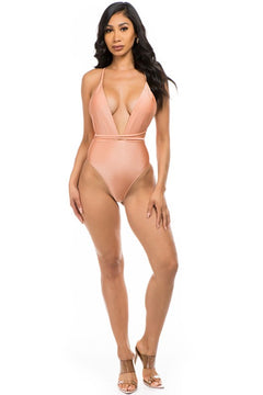 Lavish Love: Enchanting Goddess V-Neck Swimsuit 💖