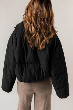 Stay Stylish & Warm with Black Puffer Coat