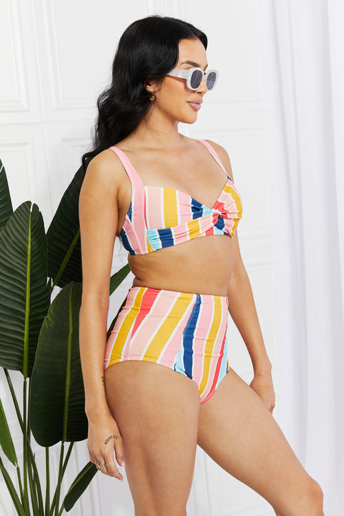 Marina West Swim High-Rise Bikini: Love Bliss 🌺