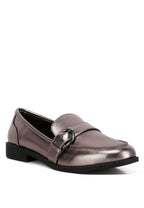 Luxurious Metallic Elegance Loafers