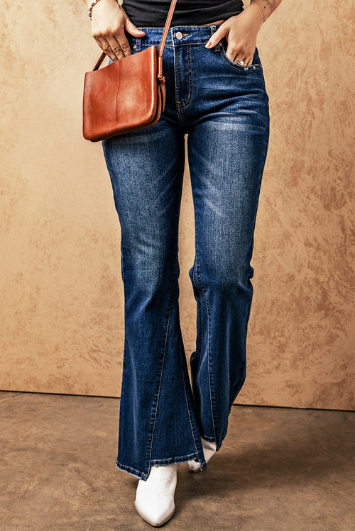 Sky Blue Flare Jeans: Your Style Essential!