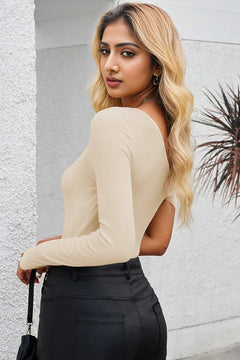 Elegance Defined: Cutout One Shoulder Bodysuit