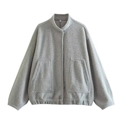 Enchanting Y2K Stand Collar Jacket