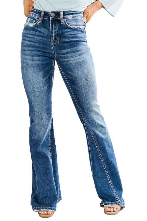 Sky Blue Flare Jeans: Your Style Essential!