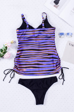 Lavender Romance Tankini: Shoreside Elegance & Charm