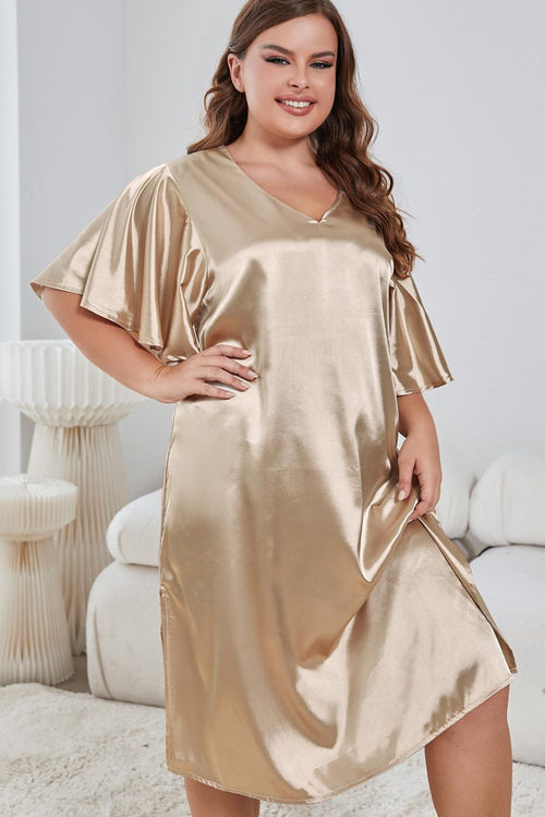 Fluttering Elegance Nightgown - Embrace Nighttime Magic