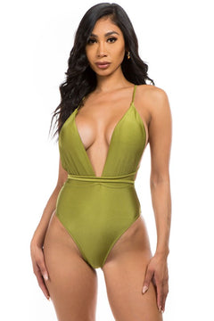 Lavish Love: Enchanting Goddess V-Neck Swimsuit 💖