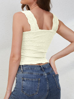 Chic Basic Luxe Square Neck Tank